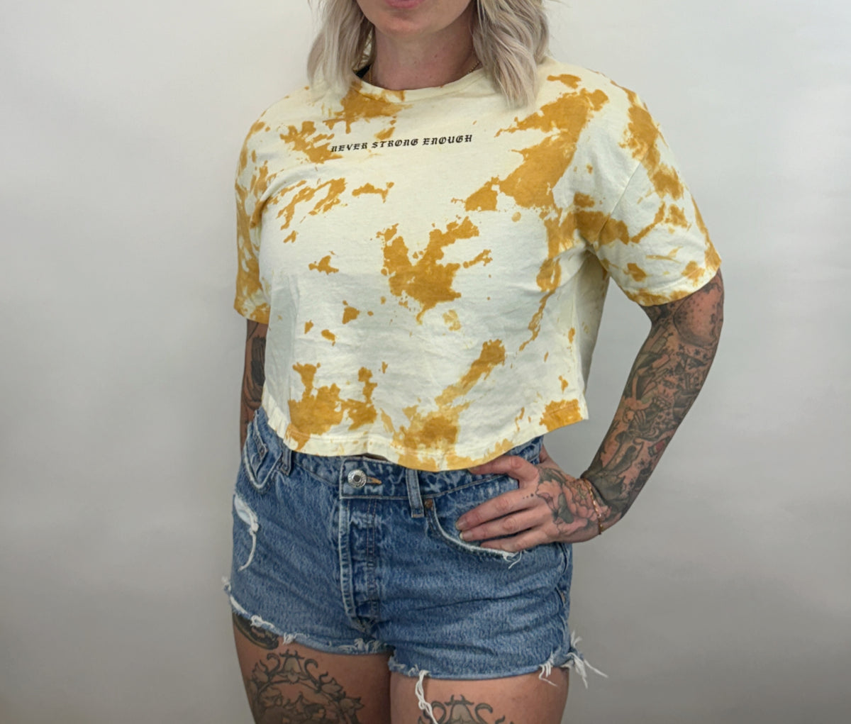 Marigold Tie Dye NSE Crop