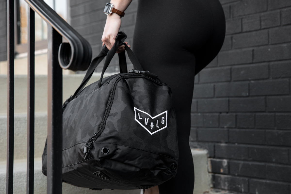 Black Camo Duffle Bag
