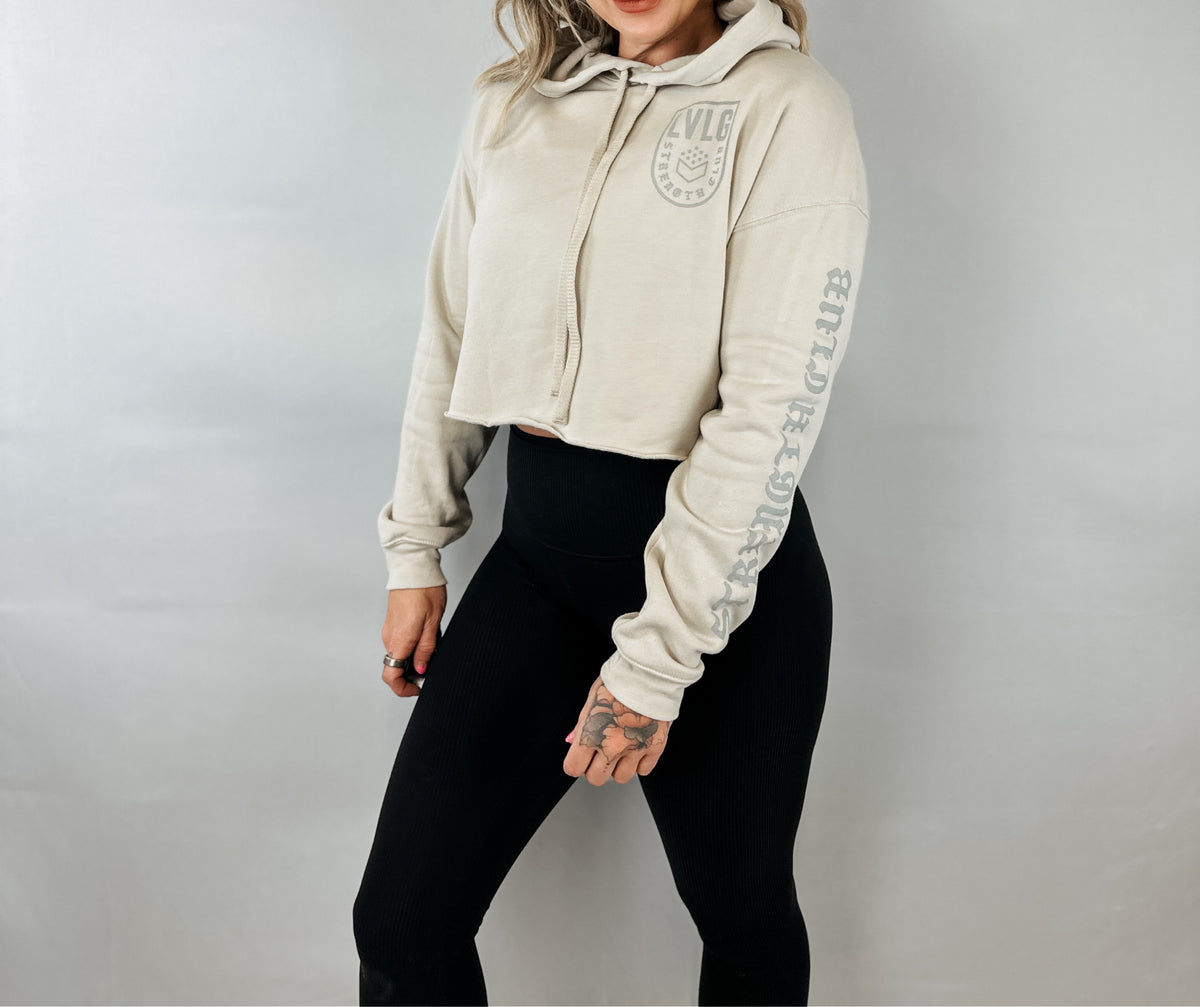 Strength Club Crop Hoodie