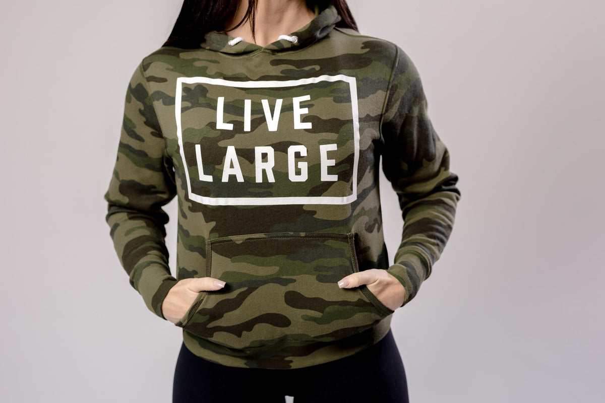 Camo Block Logo Hoodie