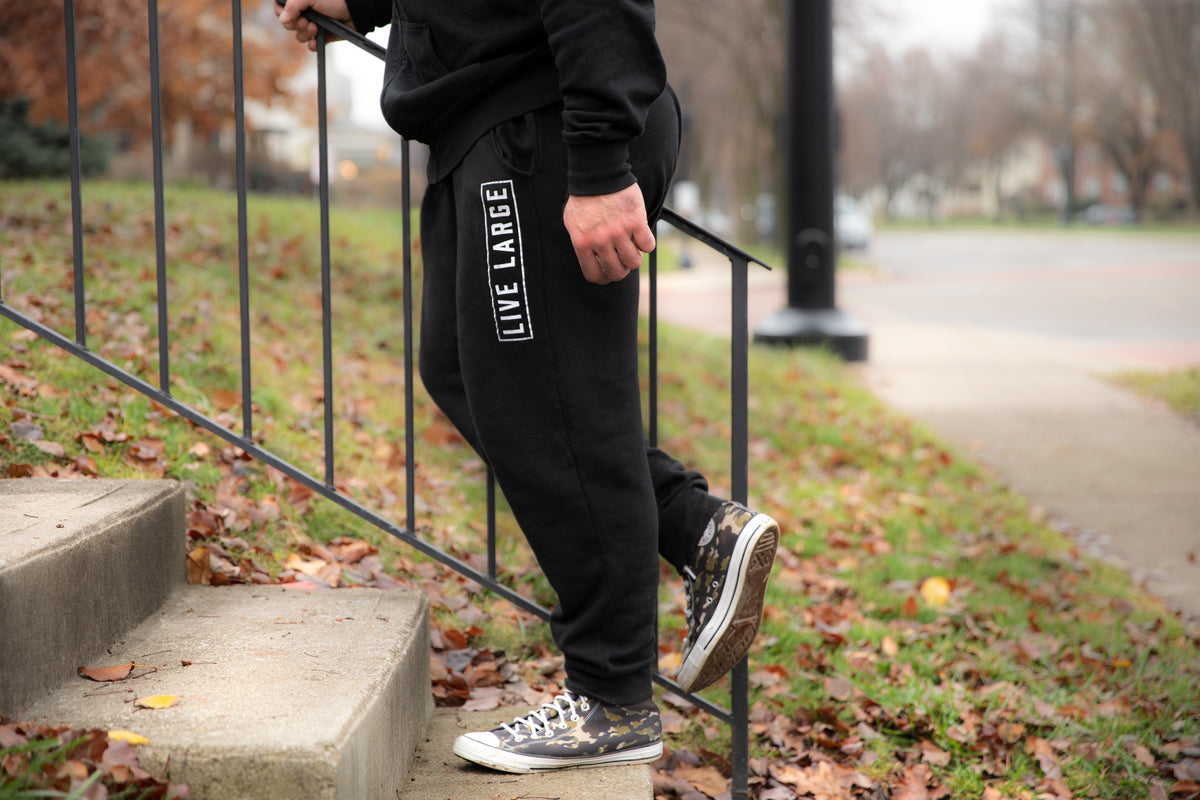 Black Block Sweatpants